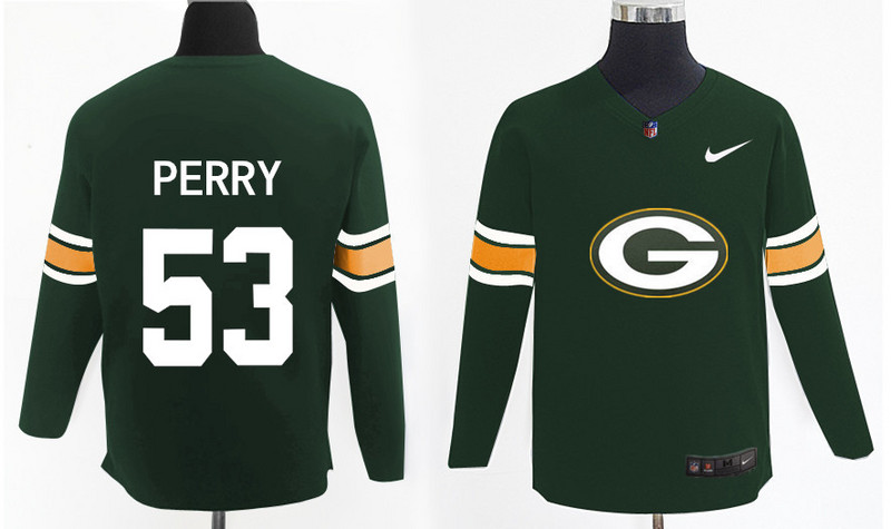 Nike Packers 53 Nick Perry Green Knit Sweater