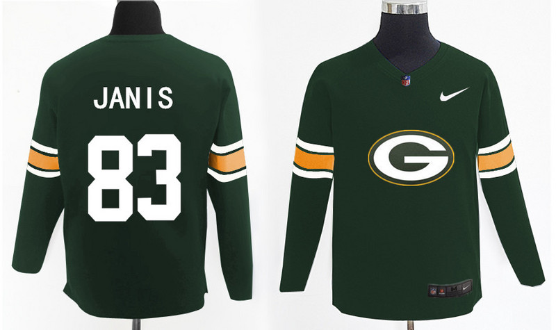Nike Packers 83 Jeff Janis Green Knit Sweater