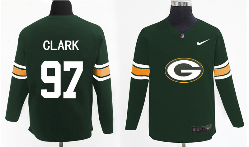 Nike Packers 97 Kenny Clark Green Knit Sweater - Click Image to Close