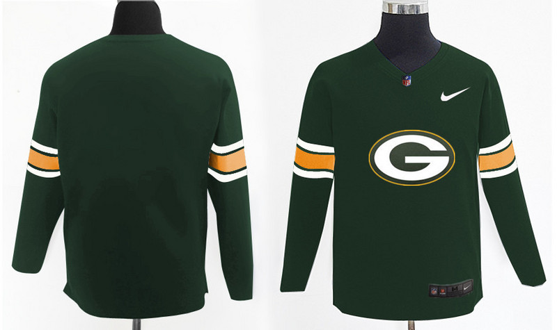 Nike Packers Team Logo Green Knit Sweater