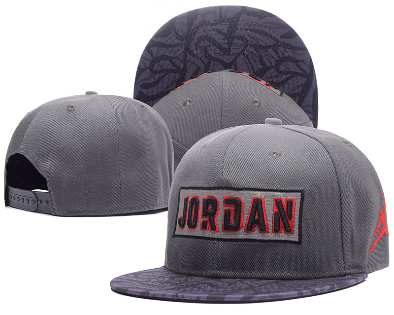 Jordan Grey Sports Adjustable Hat YS