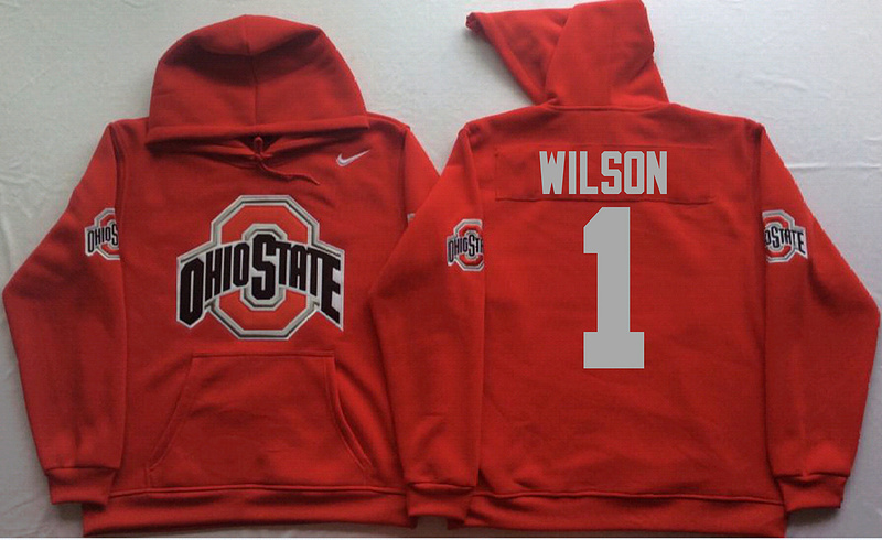 Ohio State Buckeyes 1 Dontre Wilson Red Men's Pullover Hoodie - Click Image to Close