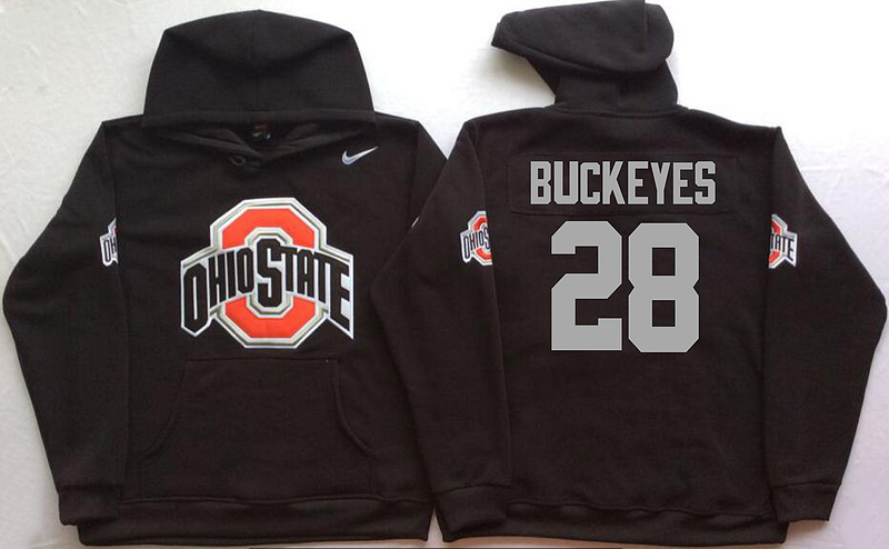 Ohio State Buckeyes Buckeyes Black Men's Pullover Hoodie