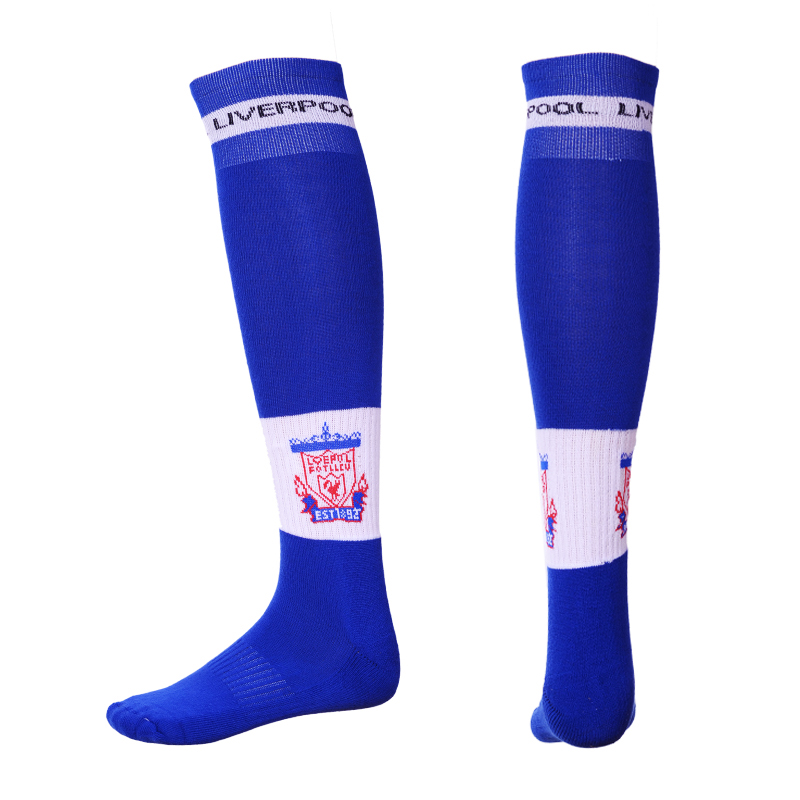 Liverpool Blue Soccer Socks