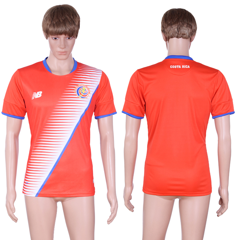 2016-17 Costa Rica Home Thailand Soccer Jersey