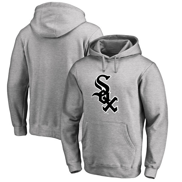 Chicago White Sox Big & Tall Primary Logo Pullover Hoodie Ash