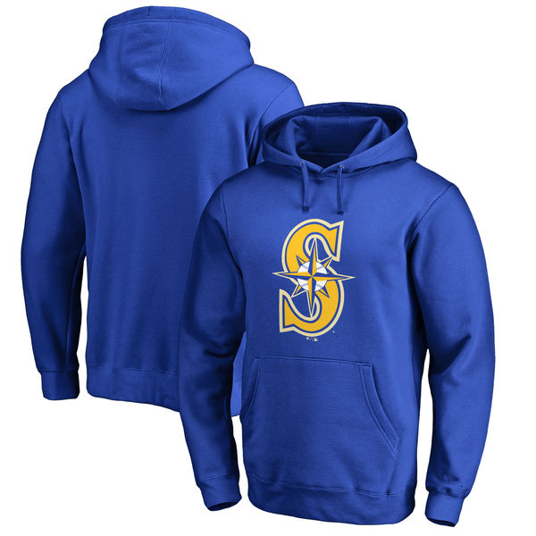 Seattle Mariners Big & Tall Primary Team Logo Pullover Hoodie Royal