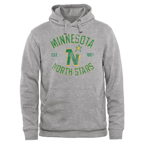 Minnesota North Stars Heritage Pullover Hoodie Ash