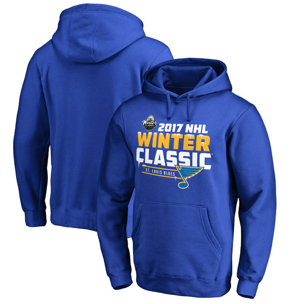 St. Louis Blues 2017 NHL Winter Classic Big & Tall Pullover Hoodie Royal