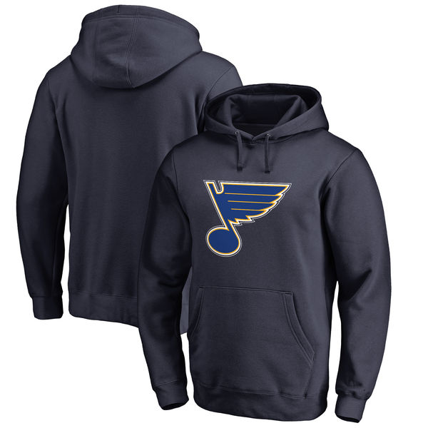 St. Louis Blues Primary Logo Big & Tall Pullover Hoodie Navy