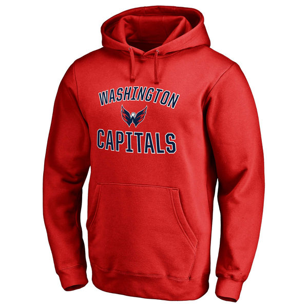 Washington Capitals Victory Arch Fleece Pullover Hoodie Red - Click Image to Close