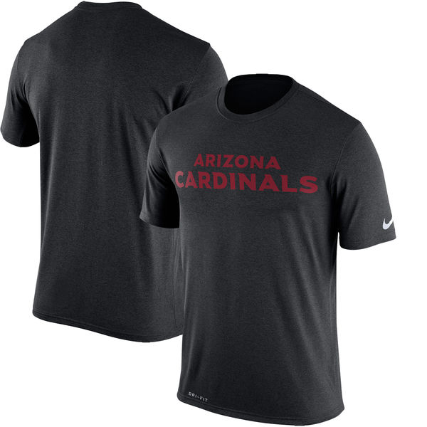 Arizona Cardinals Nike Legend Wordmark Essential 3 Performance T-Shirt Black