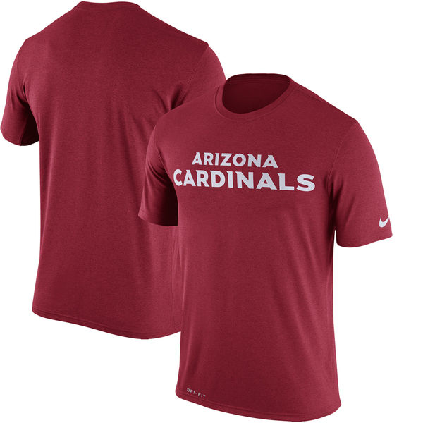 Arizona Cardinals Nike Legend Wordmark Essential 3 Performance T-Shirt Cardinal