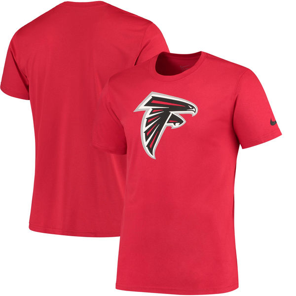 Atlanta Falcons Nike Legend Logo Essential 3 Performance T-Shirt Red