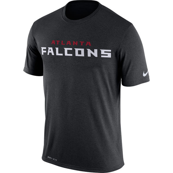 Atlanta Falcons Nike Legend Wordmark Essential 3 Performance T-Shirt Black