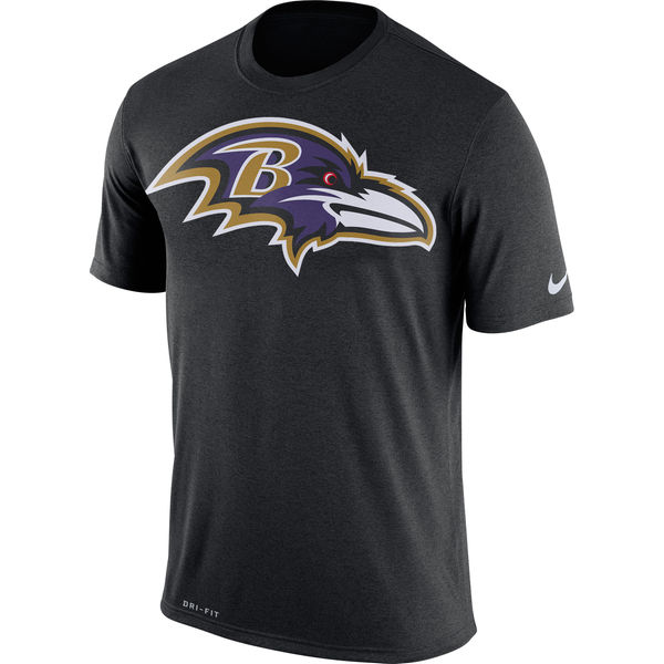 Baltimore Ravens Nike Legend Logo Essential 3 Performance T-Shirt Black