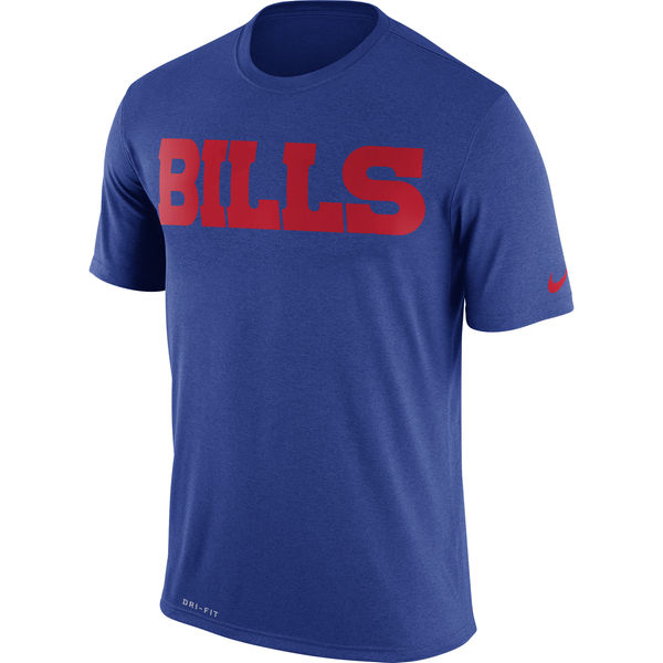 Buffalo Bills Nike Legend Wordmark Essential 3 Performance T-Shirt Royal