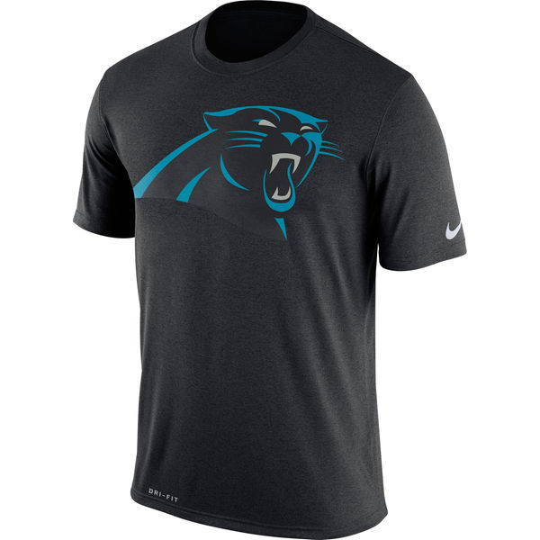 Carolina Panthers Nike Legend Logo Essential 3 Performance T-Shirt Black