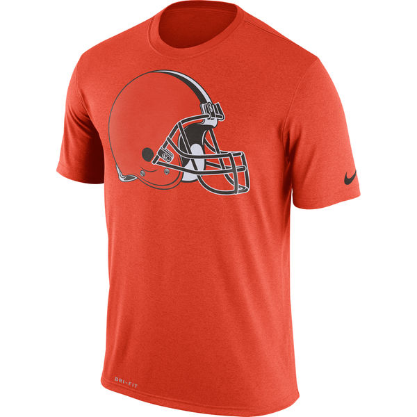 Cleveland Browns Nike Legend Logo Essential 3 Performance T-Shirt Orange