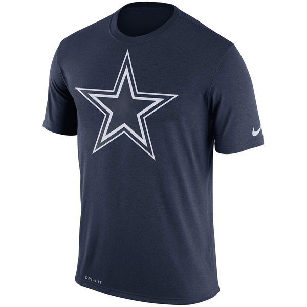 Dallas Cowboys Nike Legend Logo Essential 3 Performance T-Shirt Navy