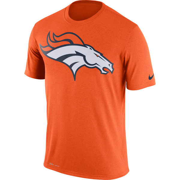 Denver Broncos Nike Legend Logo Essential 3 Performance T-Shirt Orange