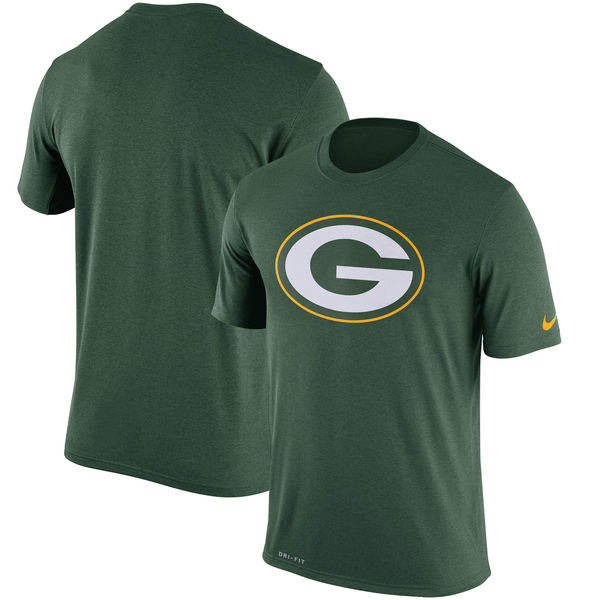 Green Bay Packers Nike Legend Logo Essential 3 Performance T-Shirt Green