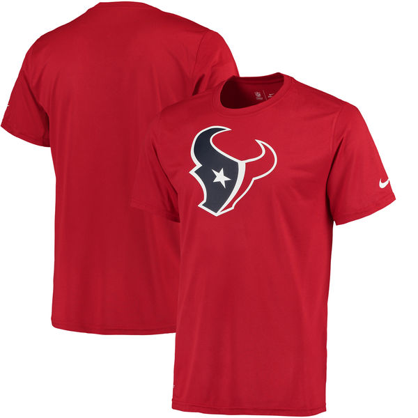 Houston Texans Nike Legend Logo Essential 3 Performance T-Shirt Red