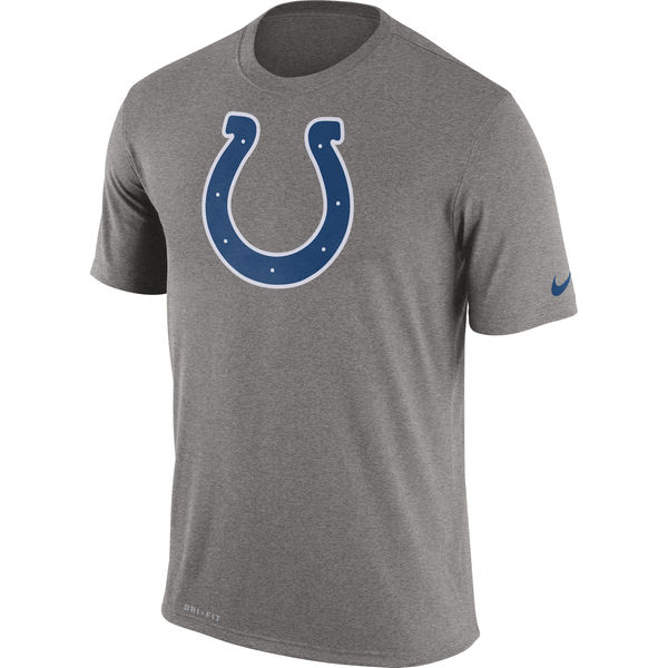 Indianapolis Colts Nike Legend Logo Essential 3 Performance T-Shirt Charcoal
