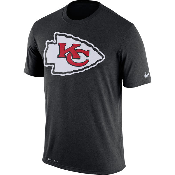Kansas City Chiefs Nike Legend Logo Essential 3 Performance T-Shirt Black