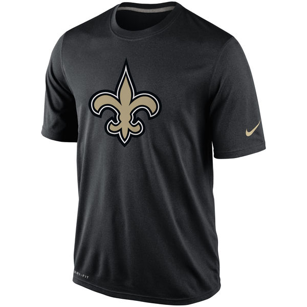 New Orleans Saints Nike Legend Logo Essential 2 Performance T-Shirt Black