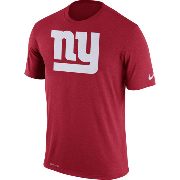 New York Giants Nike Legend Logo Essential 3 Performance T-Shirt Red