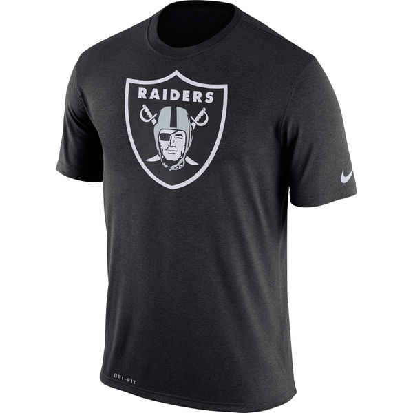 Oakland Raiders Nike Legend Logo Essential 3 Performance T-Shirt Black