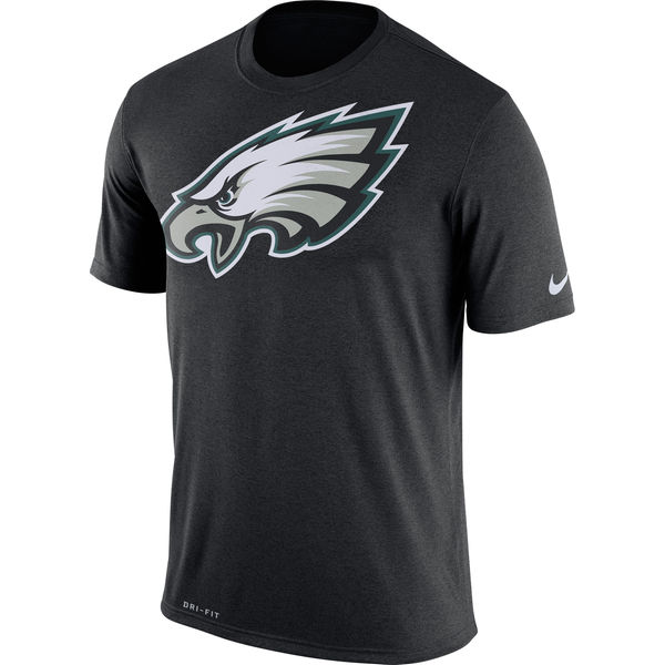 Philadelphia Eagles Nike Legend Logo Essential 3 Performance T-Shirt Black