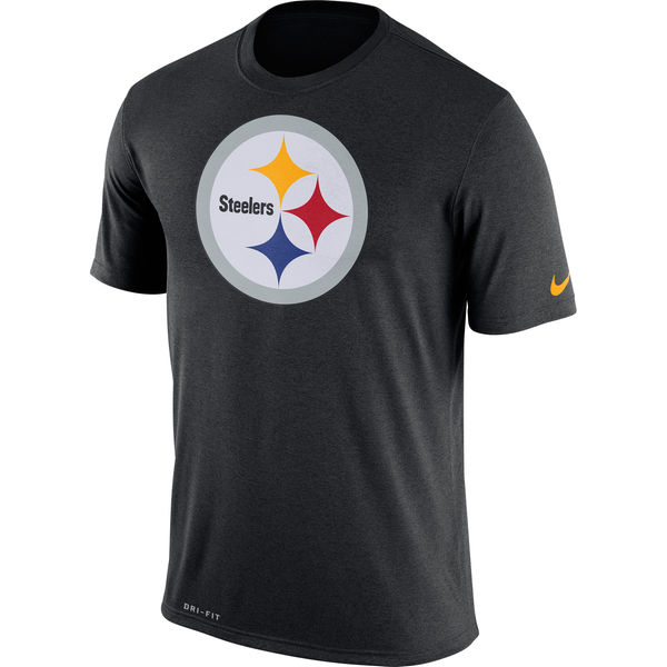 Pittsburgh Steelers Nike Legend Logo Essential 3 Performance T-Shirt Black