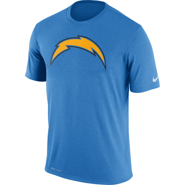 San Diego Chargers Nike Legend Logo Essential 3 Performance T-Shirt Powder Blue