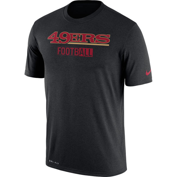 San Francisco 49ers Nike All Football Legend Performance T-Shirt Black