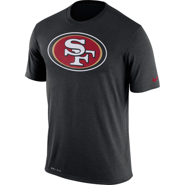 San Francisco 49ers Nike Legend Logo Essential 3 Performance T-Shirt Black