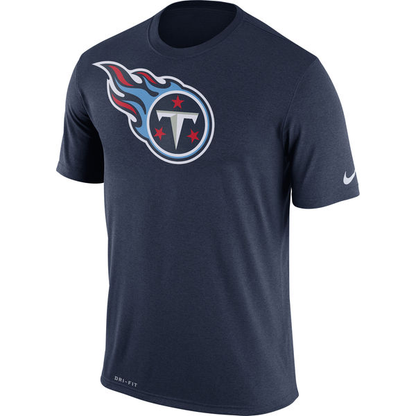 Tennessee Titans Nike Legend Logo Essential 3 Performance T-Shirt Navy