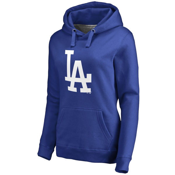 Los Angeles Dodgers Women's Team Color Primary Logo Pullover Hoodie Royal