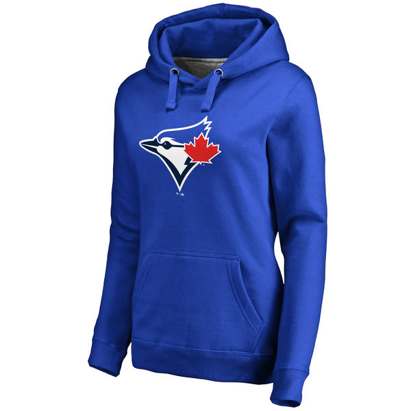 Toronto Blue Jays Women's Team Color Primary Logo Pullover Hoodie Royal