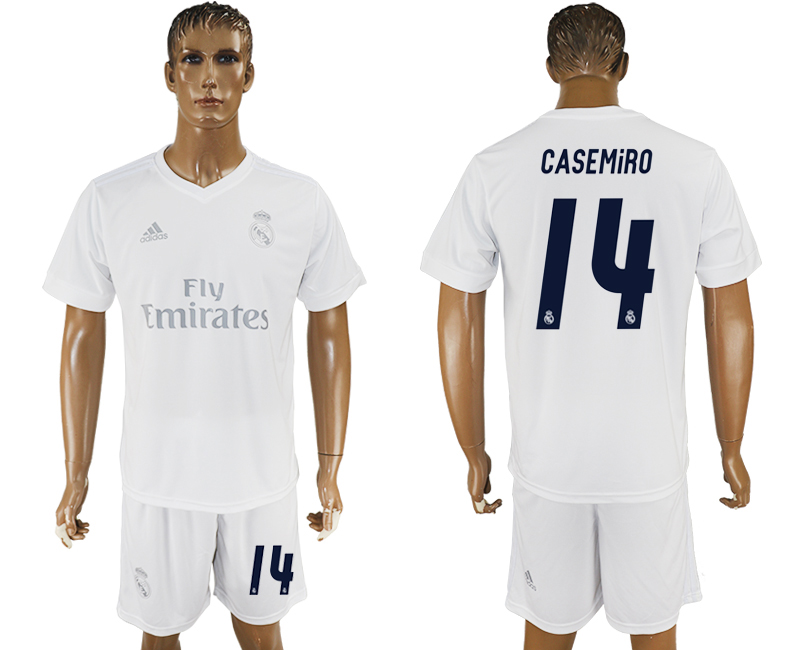 2016-17 Real Madrid 14 CASEMIRO adidas x Parley Home Soccer Jersey