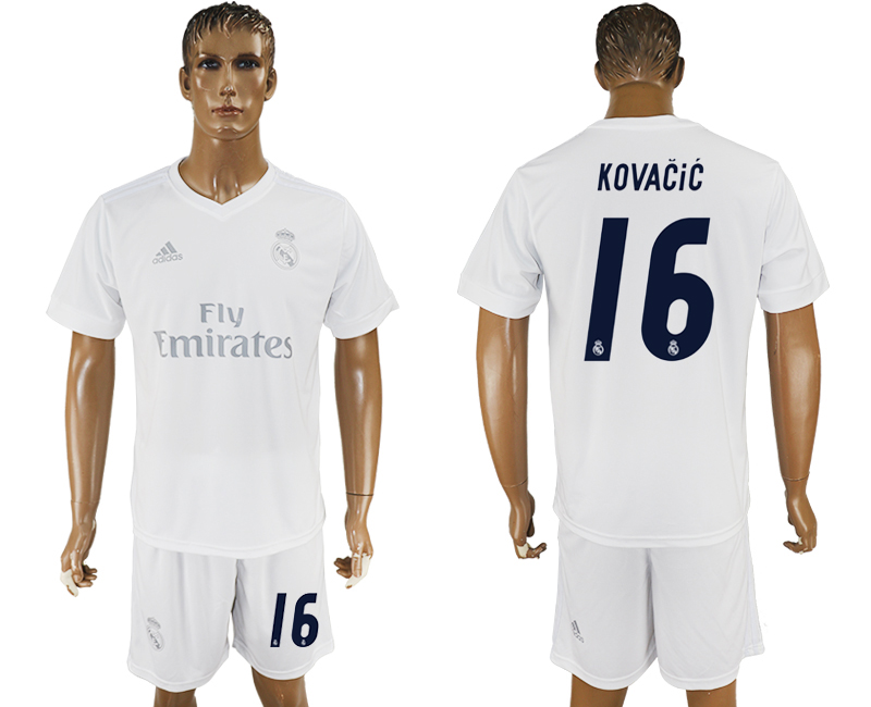 2016-17 Real Madrid 16 KOVACIC adidas x Parley Home Soccer Jersey