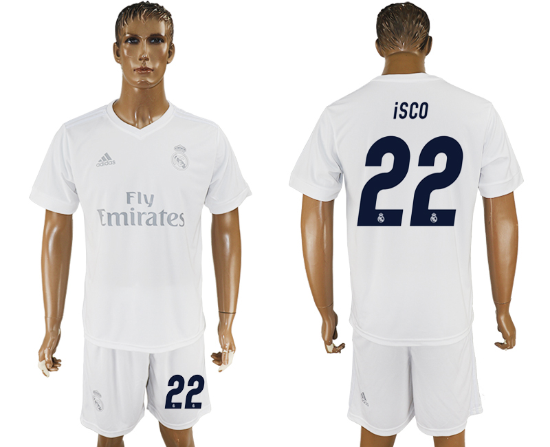 2016-17 Real Madrid 22 ISCO adidas x Parley Home Soccer Jersey
