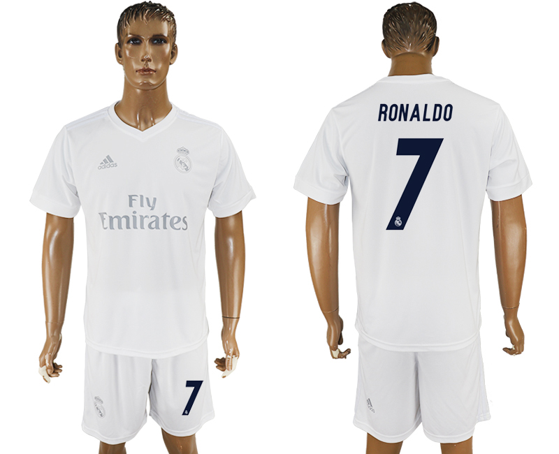 2016-17 Real Madrid 7 RONALDO adidas x Parley Home Soccer Jersey 2016-17 Real Madrid 7 RONALDO adidas x Parley Home Soccer Jersey