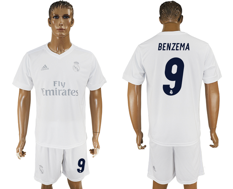2016-17 Real Madrid 9 BENZEMA adidas x Parley Home Soccer Jersey