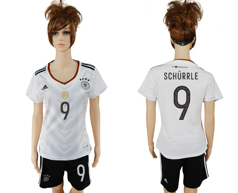 Germany 9 SCHURRLE Home 2017 FIFA Confederations Cup Women Soccer Jersey