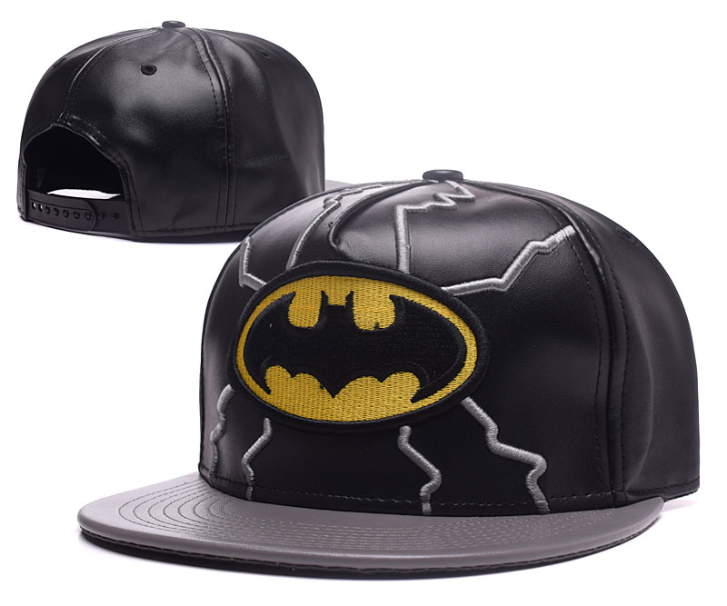 Batman Fresh Logo Black Adjustable Hat YS