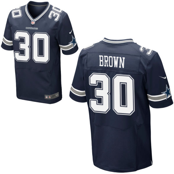 Nike Cowboys 30 Anthony Brown Navy Elite Jersey