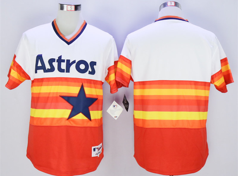 Astros Blank Orange Cooperstown Collection Jersey