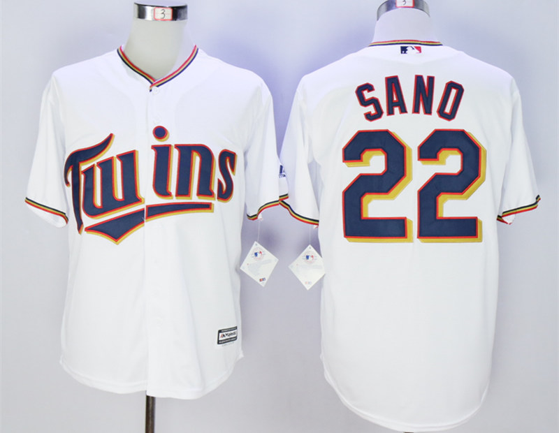Twins 22 Miguel Sano White New Cool Base Jersey